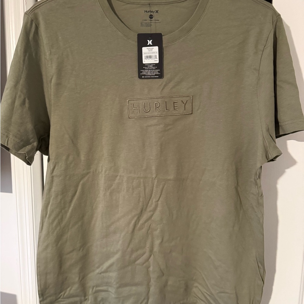 Hurley Men's Short Sleeve Tee in Olive